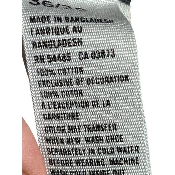 American Eagle Jean Men 36 Blue Dark Wash Loose Preppy Straight Leg Western Y2K - Picture 12 of 13